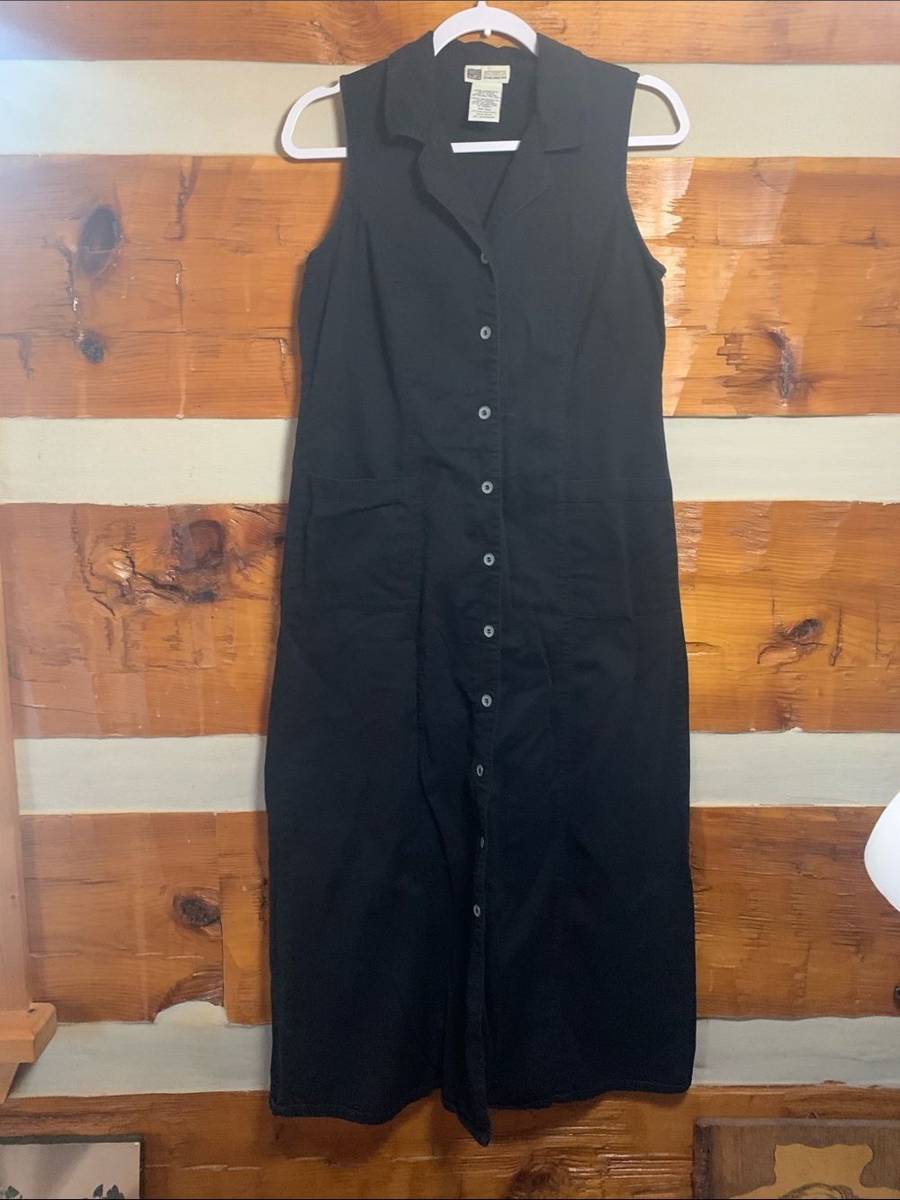 Vintage faded glory button up dress
